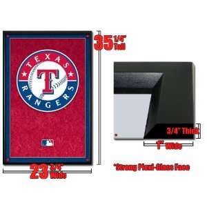  Framed Texas Rangers Mlb Team Logo Poster Fr4522