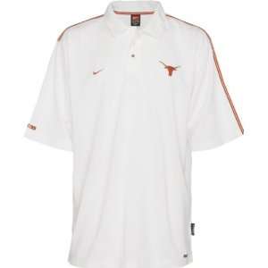  Texas Longhorns White Nike Conference Polo Shirt: Sports 