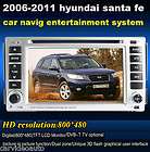 2006 2011 hyundai santa fe dvd gps radio ipod analog tv bluetooth PIP 