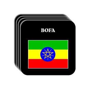  Ethiopia   BOFA Set of 4 Mini Mousepad Coasters 