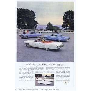  1964 Cadillac Group Shot on Terrace Vintage Ad Everything 
