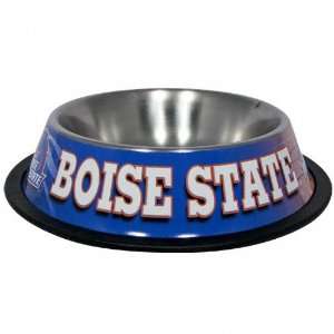  Boise State Broncos Stainless Steel Dog Bowl: Sports 