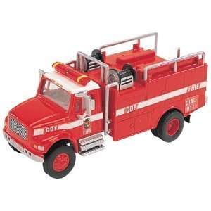  International 4900 Brush Truck CDF Red 4021 71: Toys 
