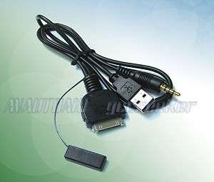 iPod iPhone AV Cable Adapter for Kenwood DDX 418 Multimedia Headunit 