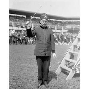   of Band Conductor John Philip Sousa Wearing a Shrine Fez Circa 1923