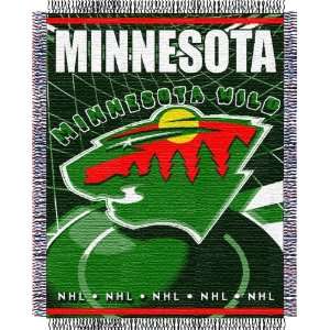  Minn. Wild Woven NHL Throw   48 x 60