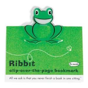   Ribbit Frog Clip over the page Bookmark By Re marks
