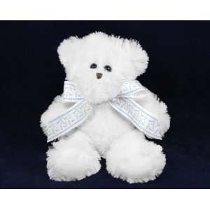   : Teddy Bear with Ribbon   Light Blue Ribbon (12 Bears): Toys & Games