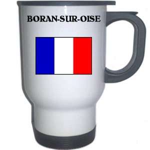  France   BORAN SUR OISE White Stainless Steel Mug 