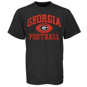 Georgia Bulldogs T Shirts  Georgia Bulldogs Black Old School Football 