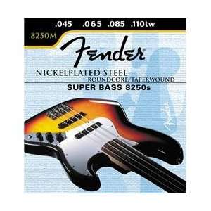    Fender 8250m Nickel Plated Bass Guitar Strings Musical Instruments