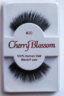 CHERRY BLOSSOM 100% Human Hair Eyelashes #20  