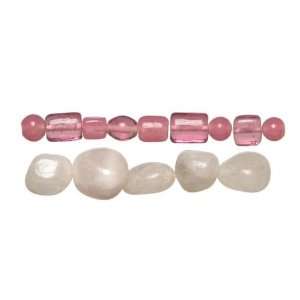  44g/1.55oz Gemstone/glass Pink   Jewelry Basics Gemstone 