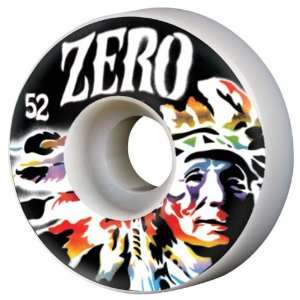  Zero Last Frontier Wheel, White, 52 mm: Sports & Outdoors