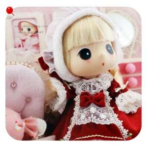  Red Velvet Dress DDung doll: Toys & Games