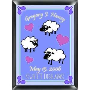    Personalized Counting Sheep Room Sign Boy: Kitchen & Dining