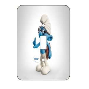  the smurfs brainy Light Switch Plate Cover Brand New 