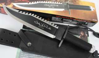 Rambo First Blood 2 II Signature Autograph Bowie EDITION Licensed 