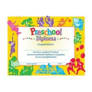   Enterprises T 17001 Classic Diploma Preschool 30/pk