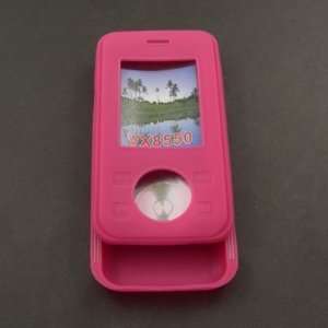  Pink Silicone Skin Case for LG Chocolate VX8550 