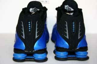 AUTHENTIC Nike Shox R4 Blue Spark Black nz White men sz  