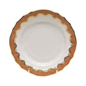    Herend Fish Scale Rust Bread and Butter Plate: Kitchen & Dining