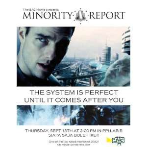  Minority Report Poster Movie H 11 x 17 Inches   28cm x 