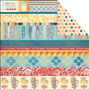  Seaside Double Sided Paper 12X12 Coast Line (10 Pack 