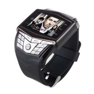 Ultra Thin 1.5 Inch Touchscreen Cell Phone Watch +  Player (Quad 
