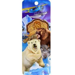  Alaska, 3 D Bookmark with Tassel