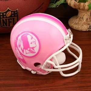   Washington Redskins Pink Breast Cancer Mini Helmet