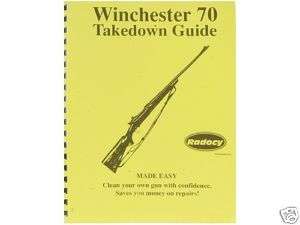Winchester Model 70 Rifle Takedown Guide Radocy  