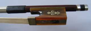 Violin bow Red OX Frog Silver Mounted 4/4 3/4 1/2 1/4  