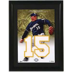  Brewers Upper Deck MLB Jersey Numbers Collection ( Sheets 