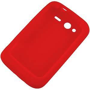  Red Silicone Skin Cover for HTC Wildfire S: Cell Phones 