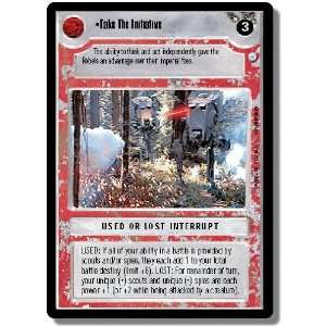   Star Wars CCG Endor Common Take The Initiative Toys & Games