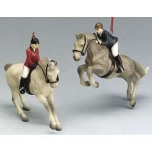  English Rider Christmas Ornaments (Set of 2) Sports 