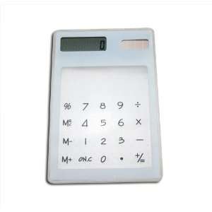  HK White Transparent Clear Solar Power Touch Screen Keypad 