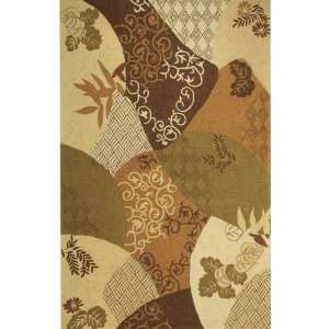  Brocade Rug 26x4 Beige: Home & Kitchen