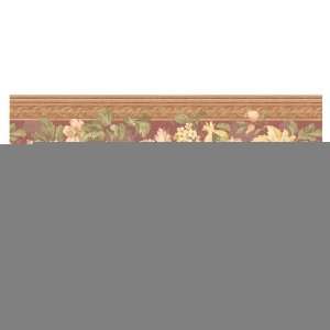   Wallcovering Brocade Floral Wallpaper Border KB2103: Home & Kitchen