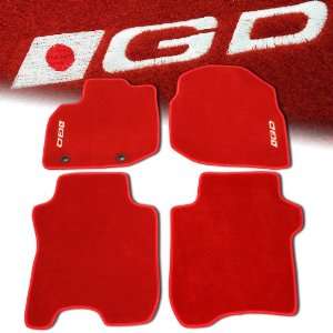 2009   2011 Honda FIT Custom Fit GD JDM Non Skid Rubber Backing Red 