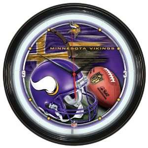  NFL Minnesota Vikings Neon Clock