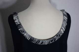 New Womens ST JOHN Santana Knit Wool Rayon Vest Top Large $315  