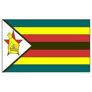  Zimbabwe Flag 4ft x 6ft Nylon   Outdoor: Everything Else