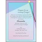   Sweet 16 Party Invitations with Envelopes   Magic Wand   SW16 40