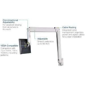   Height Swing out Wall Mount for 10 22 inch Screens Electronics