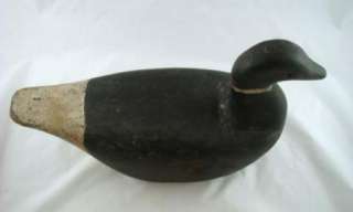   Vintage Carved Painted Wooden Brant Goose Canadian Duck Decoy  