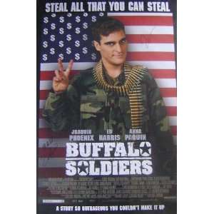  AUTOGRAPHED BUFFALO SOLDIERS MOVIE POSTER Everything 