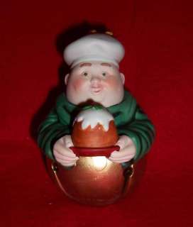 NIB Dept 56 PERCIVAL the PUDDINGMAN Merry Makers BELL  