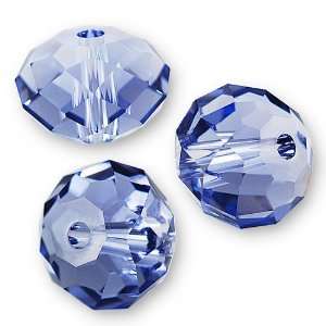  6 RONDELLE 6mm Swarovski TANZANITE 5040 Crystal Beads 